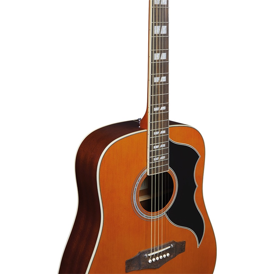 Kerel Gematigd Absoluut Eko Guitars - Eko Guitars Ranger VI VR Natural Top Stained Acoustic Guitar