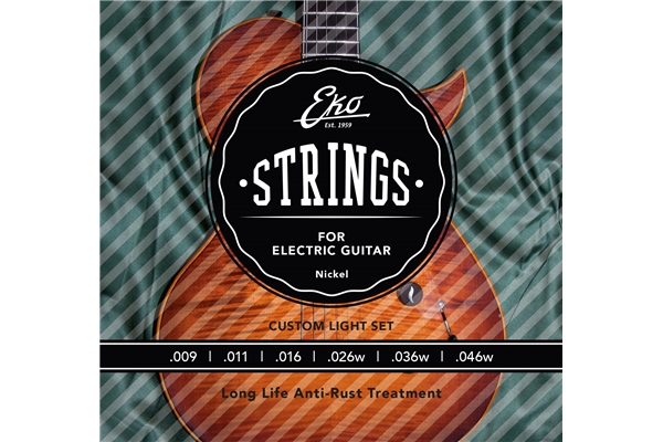 Eko Guitars - Electric Guitar Strings 9-46 Light Set/6